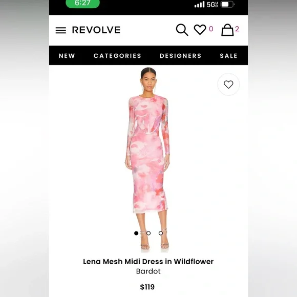 Bardot | Dresses | Bardot Midi Mesh Dress | Poshmark
